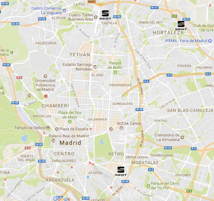 concesionarios seat madrid